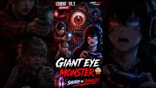 GIANT EYE MONSTER 😳 | RESIDENT EVIL 2 REMAKE | Indian VTuber Horror #shorts #horror #gaming