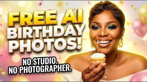Create Stunning Birthday Photos Using FREE AI — No Studio Needed!