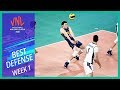 Best Defense of the Week 1 | Men&#39;s VNL Volleyball 2019