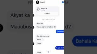 Ayan magsawa ka basahin ang convo mo putol kong gaano ka kamanyak tarantado