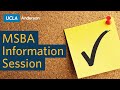 Your msba application questions answered