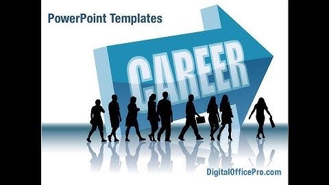 Career Promotion PowerPoint Template Backgrounds - DigitalOfficePro #04005