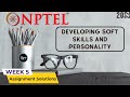 NPTEL Developing Soft Skills and Personality Week 5 Quiz Assignment Solutions💡 July 2022 IIT Kanpur