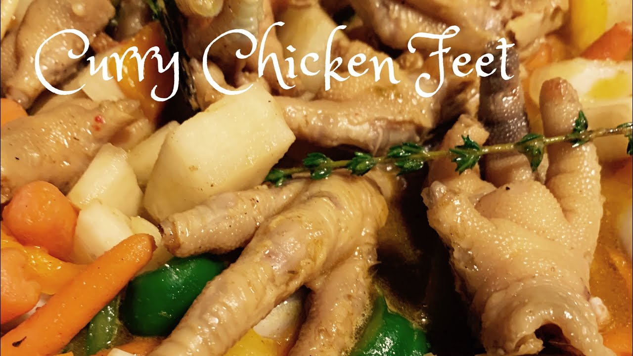 SOUTHERN STYLE CURRY CHICKEN FEET COOKING WITH JUDY CALDWELL YouTube