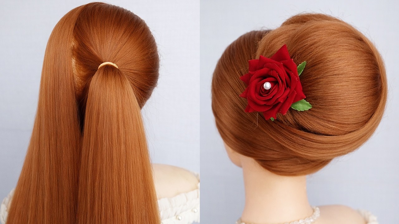 So Elegant! Luxury Bun Hairstyle for Wedding | Beautiful Bridal Updo