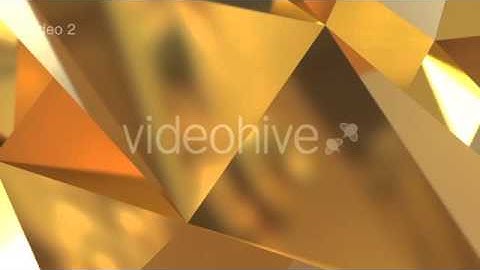 Metallic Crystal Motion Graphics Animation 3D Element