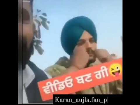 Karan aujla Da putt sidhu moose wala? funny video status TEMPOO??