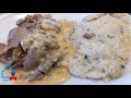 meal Kit Review: Philly ish Cheesesteak and mashed potatoes with butternut sauce