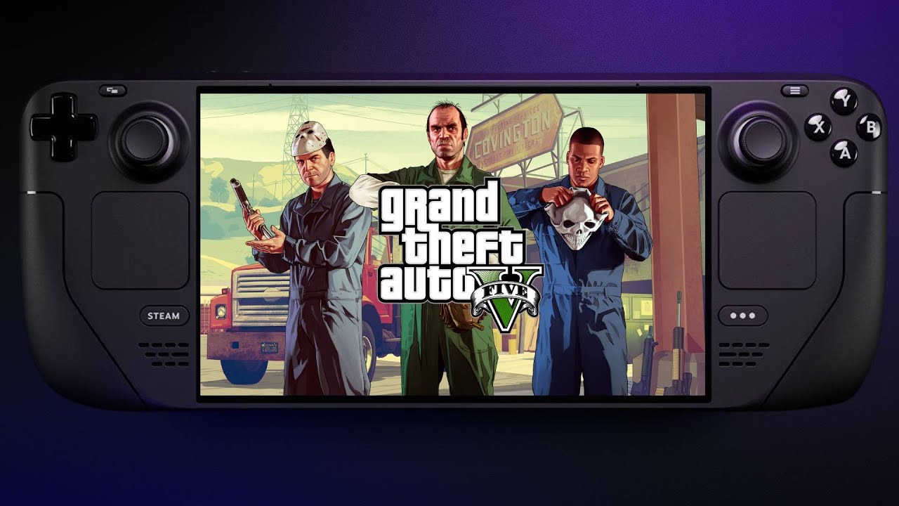GTA 5 Steam Deck Benchmark Steam OS YouTube