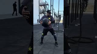 الرمي الدوراني بالكرة الطبية قوة الانفجار من الجذعRotational Med..Ball Wall Throw Explosive Core Pwr