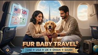 Fly Your Fur Baby from UAE to US, UK & GCC! 🐶✈️ 2026 Rules #PetRelocation #UAE