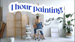 Paint With Me (1 hour of Painting)