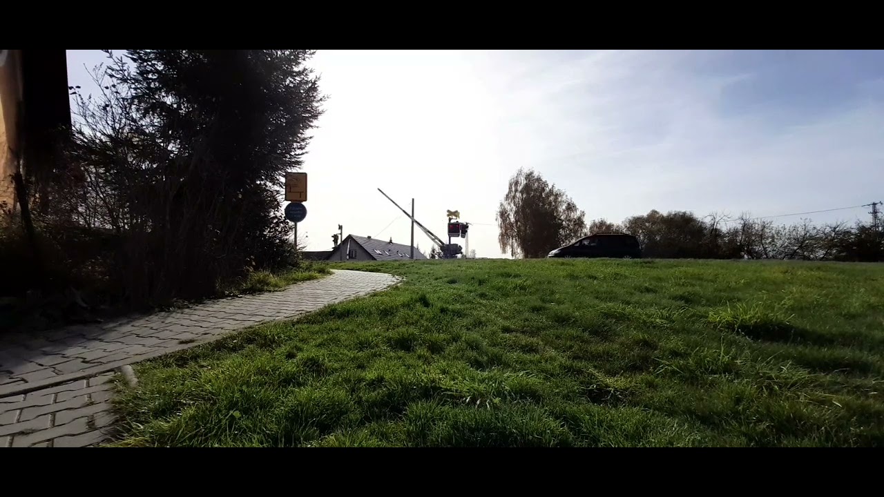 železniční přejezd Kal u Klatov 30.10.2022 