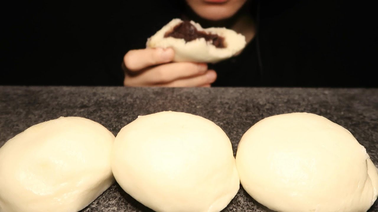 ASMR Steamed Bun Mukbang 🍞 Korean 찐빵 호빵 먹방 Eating Sounds Soft & Warm Comfort Food