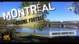 🌇 Soar Over Ahuntsic-Cartierville in Montreal, Canada 🚁 (4K Drone Footage)