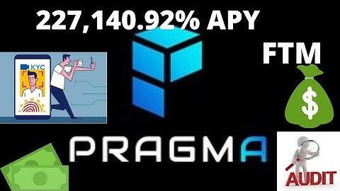 PRAGMA|Auto staking|fixed apy token|obsidian KYC