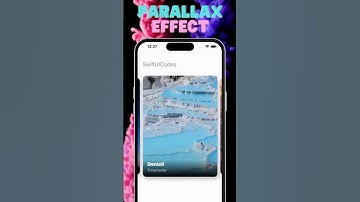 SwiftUI Tutorial Parallax Effect | Scrolling 🔥🔥 #shorts