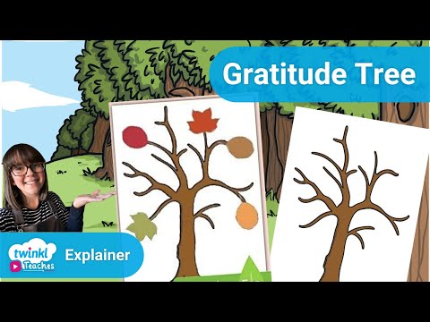 تصویری: ایده های پروژه درخت قدردانی: چگونه درخت شکرگزاری کودکان بسازیم