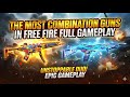 The Most Powerful Gun Combination in Free Fire | Full Gameplay🤯🤯