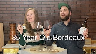 Drinking a 35 Year Old Bordeaux // 1986 Château Bel Air Lagrave