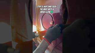 How To Wrap Around A Gas Cap Without Removing It✍️#atlanta #carwrap #entrepreneur #business #camaro