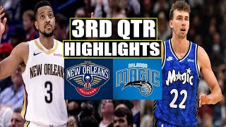New Orleans Pelicans VS Orlando Magic 3RD QTR HIGHLIGHTS | April 3 | 2024 NBA Season