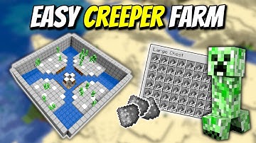Creeper Farm - Minecraft Tutorial (Java Edition)