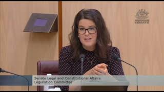 Estimates Hearing with the AFP on convicted terrorists