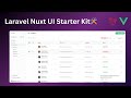 Laravel Nuxt UI Starter Kit 🚀 | How to Integrate UI Components for Dashboards