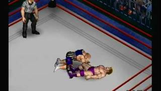 3/11/13 Bob Backlund vs Kurt Angle All-Time Fire Pro Wrestling World Title Tournament match
