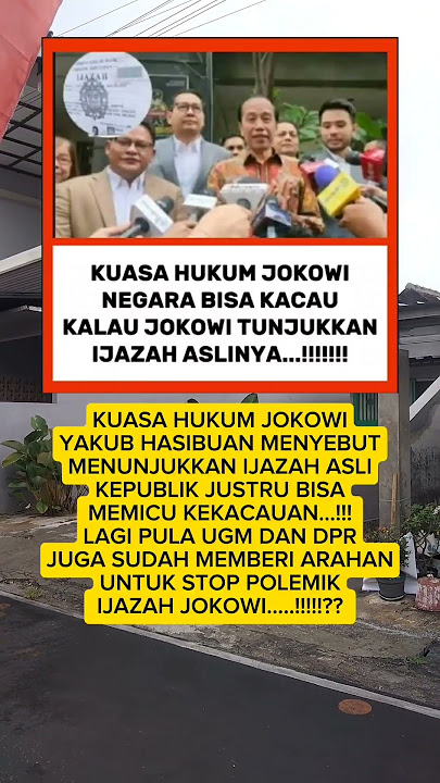 THE COUNTRY WILL BE IN CHAOS IF JOKOWI'S DIPLOMA IS SHOWED #viral #memes #dki #news #kdmsociety #...