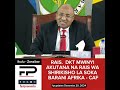 RAIS DKT MWINYI AKUTANA NA RAIS WA CAF 