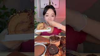 Chocolate Desserts & Cakes Asmr Eating Show Challenge Fast Mukbang