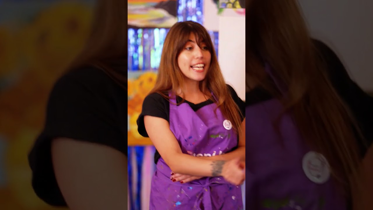 Sip and Paint 💜⚡ PopUp Painting