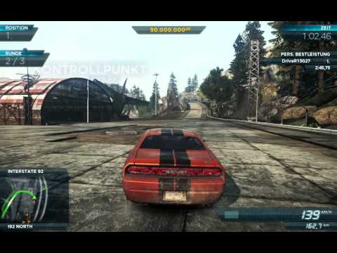 NFS Most Wanted 2012 Dodge Challenger SRT8 Crash Landing 463