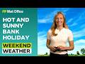 Weekend weather 21/05/2026 – Bank Holiday heatwave – Met Office weather forecast UK