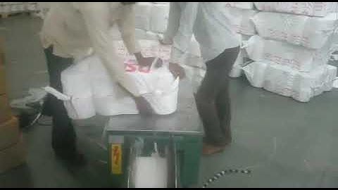 SIGNODE MAKE PP BAG SEMI AUTOMATIC STRAPPING MACHINE (MSLT)