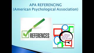 APA Referencing Guide | APA  Citation for Research &amp; Essays | In-Text Citation &amp; Reference List