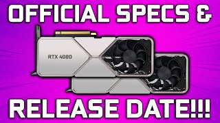 Nvidia Lovelace Rtx 4000 Official Specs Release Dates