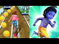 Subway Princess Runner VS Little Krishna Gameplay IOS Android