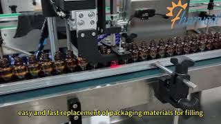 Automatic Single Head Magnetic Pump Filler: Precise Liquid Medicine Dosing Machine Demo #filler