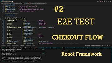 Robot Framework CZ #2 | E2E Test Košík až Checkout - UI Automatizace
