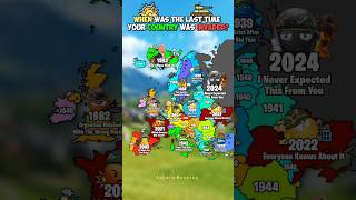 When was the last time your country was invaded? ⚔️🪖 #geography #mapping #countryballs #shorts #maps