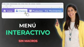 Cómo crear un Menú Interactivo en Excel (Sin Macros)