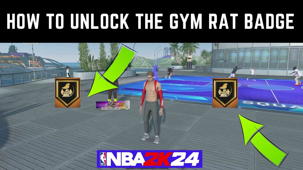 Como PEGAR a GYM RAT + Tirar a CAMISA na CURRENT-GEN (Ps4, Xbox One e PC)  em 1 HORA - NBA 2K24 