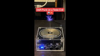 Daft Punk on a Tesla Coil 🤖⚡️ #shorts