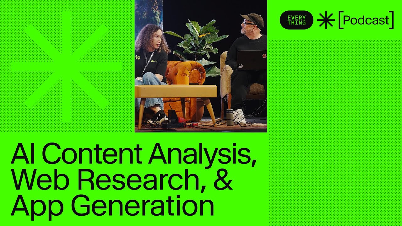 AI Content Analysis, Web Research, & App Generation | Sanity Content Agent