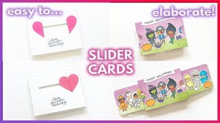 11 Ways To Make Slider Cards: From Easy To Elaborate Card Making Tutorials