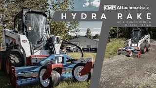CMP Attachments Soil Conditioning with Skid Steer Power Rake