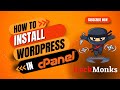 Installing wordpress in cpanel  the easy way with wordpress manager and softaculous
